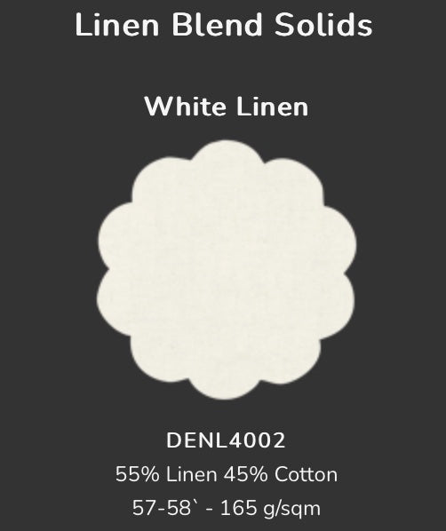 White Linen Premium Blend by Art Gallery Fabrics