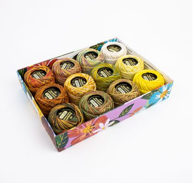Wonderfil Eleganza Variegated Pack in Canyon Colorway-12ct, 8wt