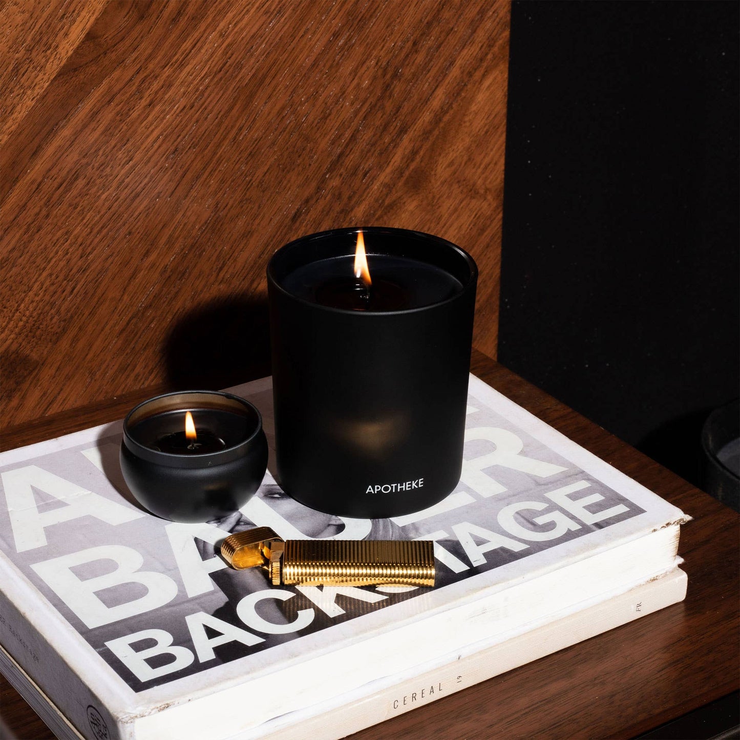 Charcoal Mini Tin Candle by Apotheke