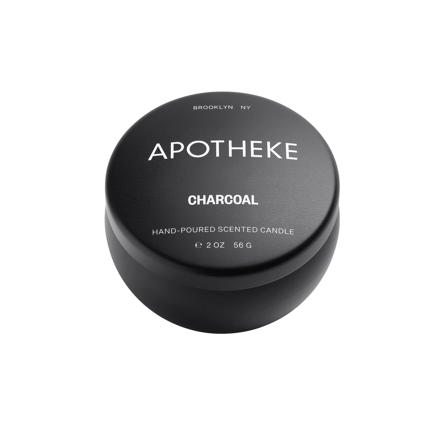 Charcoal Mini Tin Candle by Apotheke