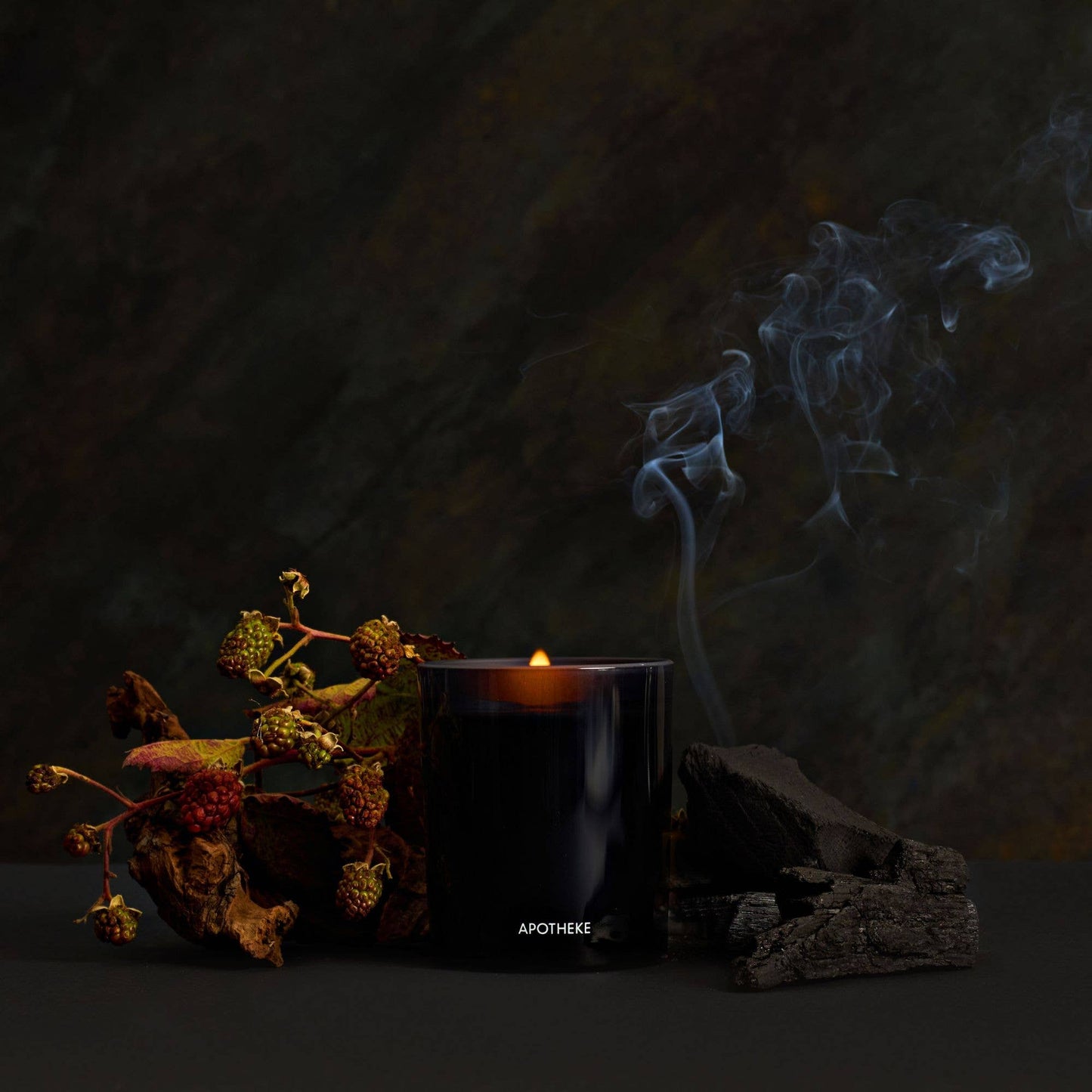 Charcoal Petite Candle by Apotheke