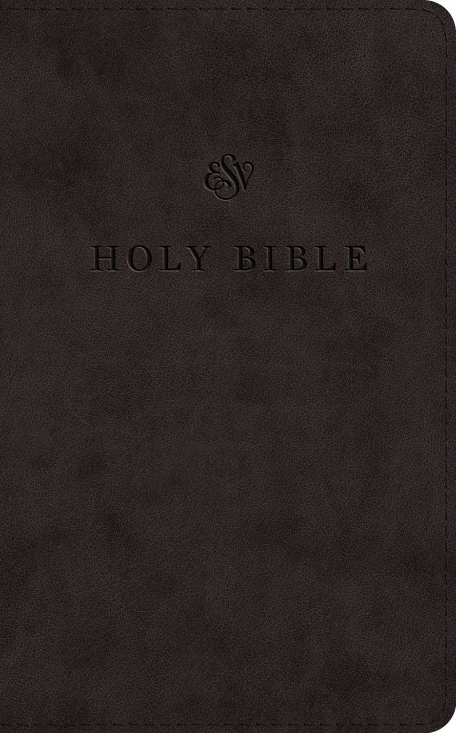 ESV Premium Church Bible by Crossway (TruTone Black, Large Print, Red Letter)