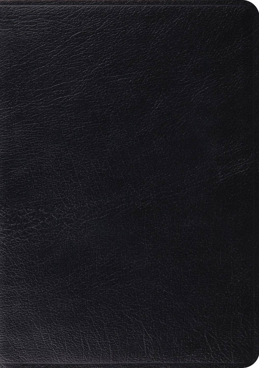 ESV Study Bible by Crossway (Genuine Leather, Black, Indexed)