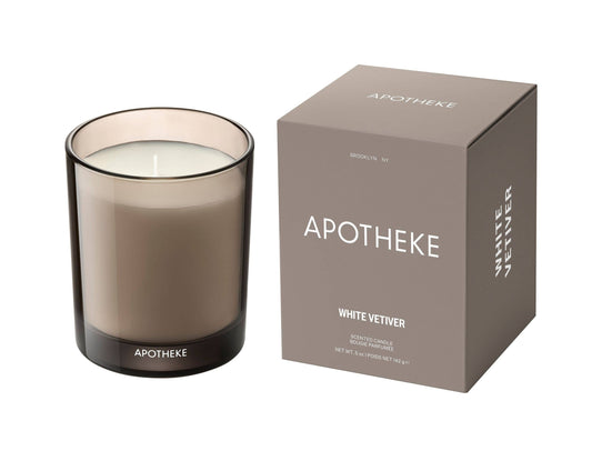 White Vetiver Petite Candle by Apotheke