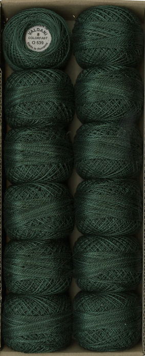 Valdani Variegated Pearl Cotton Ball Sz8 73yd Evergreens O539