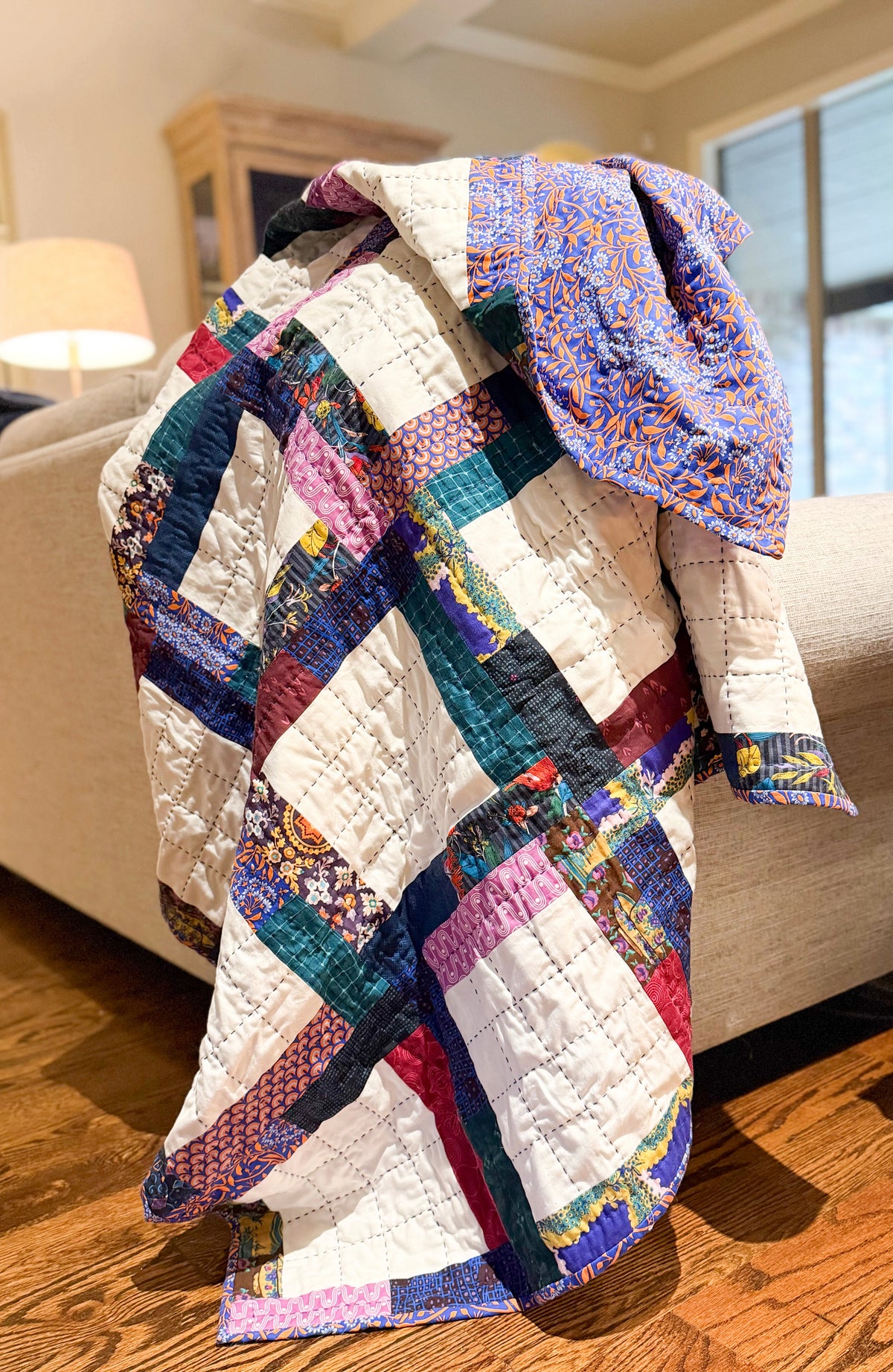 Frankenstein-Inspired Handmade Quilt - 60" x 60" with Gift Set