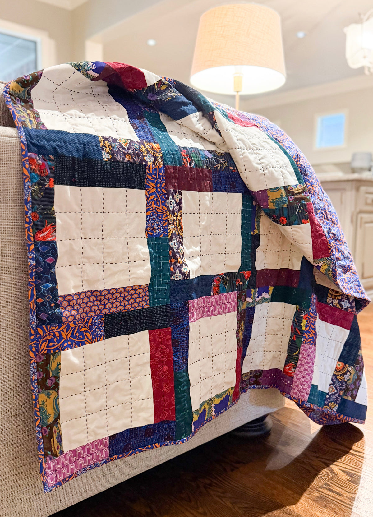 Frankenstein-Inspired Handmade Quilt - 60" x 60" with Gift Set