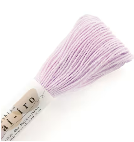 Olympus Sashiko Thread, Medium Skein 40m, Pink Sherbet A1
