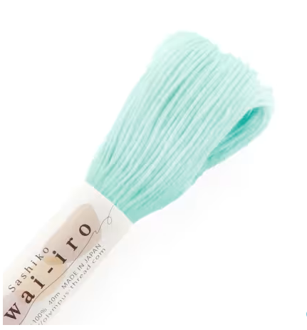 Olympus Sashiko Thread, Medium Skein 40m, Aqua A13