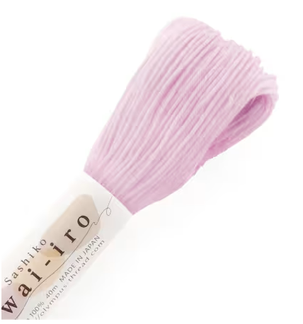 Olympus Sashiko Thread, Medium Skein 40m, Lilac A15