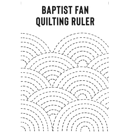Baptist Fan Quilting Ruler by Jen Kingwell Designs