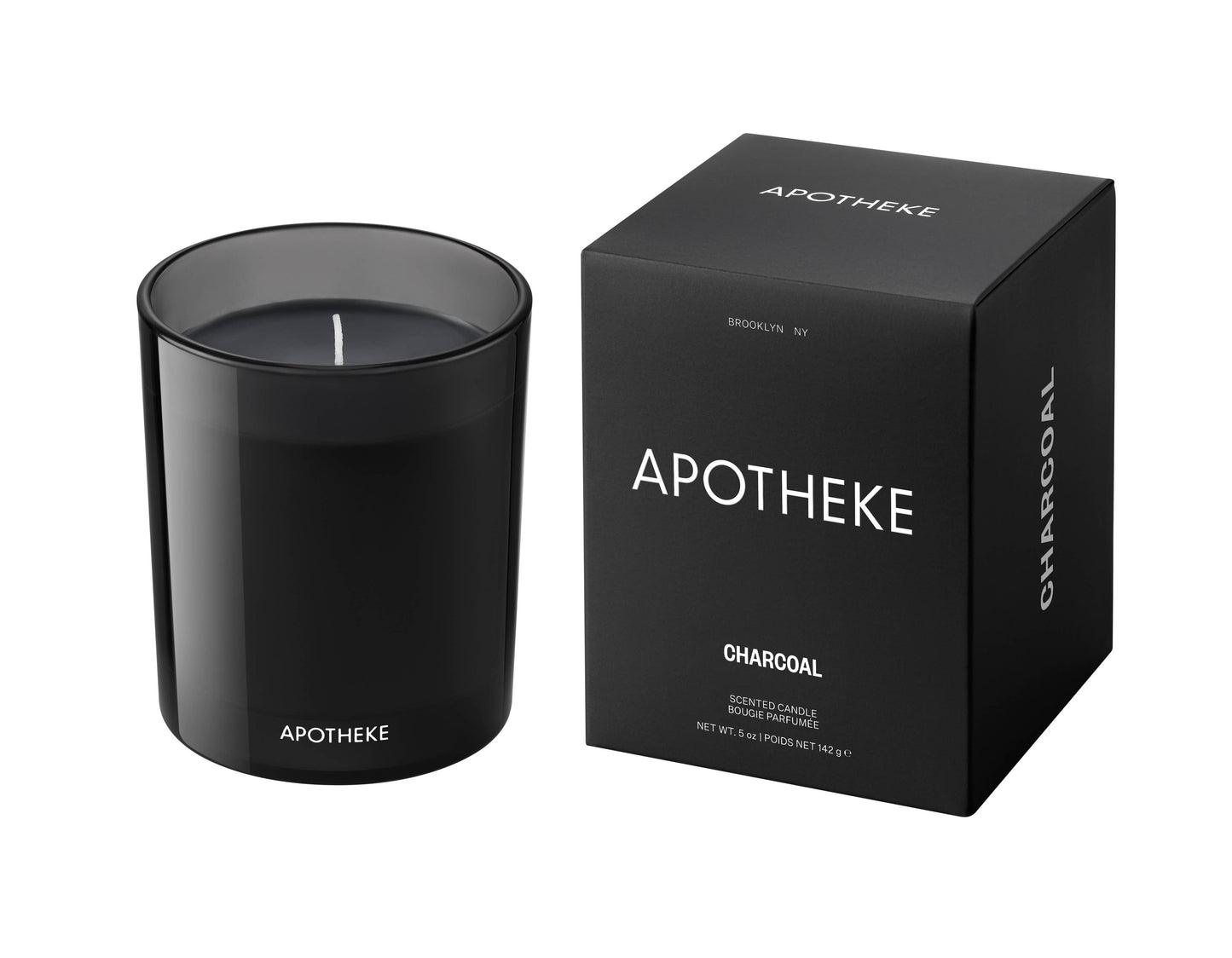 Charcoal Petite Candle by Apotheke