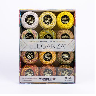 Wonderfil Eleganza Variegated Pack in Canyon Colorway-12ct, 8wt