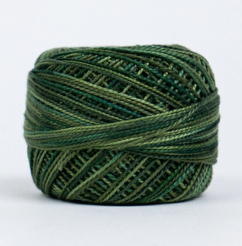 Eleganza Wonderfil, Perle Cotton Ball, 8wt, 5Gram, 42yd, Dark Pine EZM1008