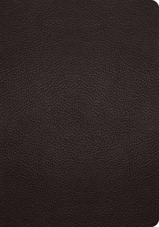 ESV Study Bible by Crossway (Buffalo Leather, Deep Brown)