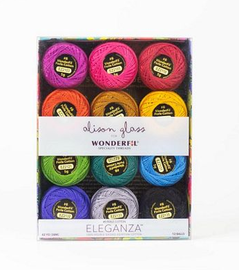 Alison Glass for Wonderfil Eleganza Pack in Fauna Colorway-12ct, 8wt