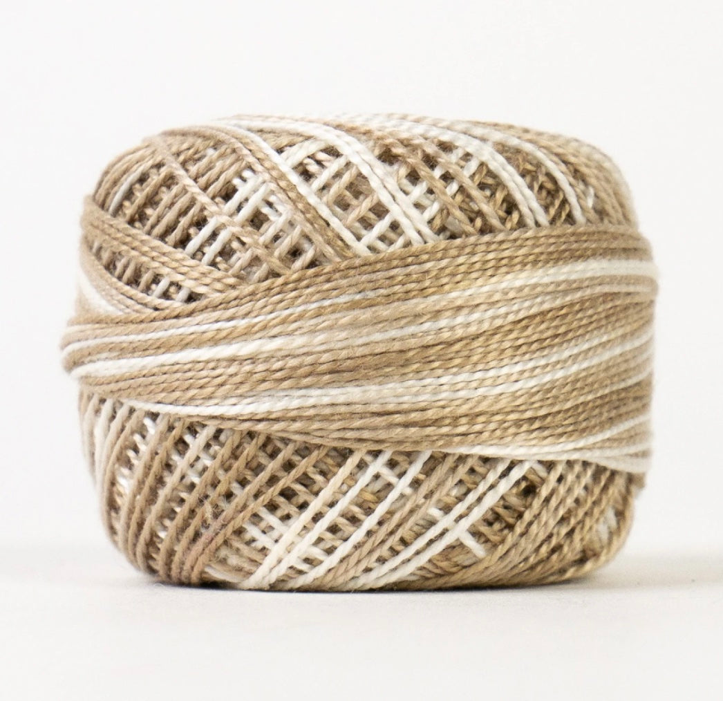 Eleganza Wonderfil, Perle Cotton Ball, 8wt, 5Gram, 42yd, Linen # EL5GM-1030