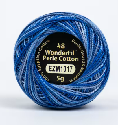 Eleganza Wonderfil, Perle Cotton Ball, 8wt, 5Gram, 42yd, Sea Depths # EL5GM-1017