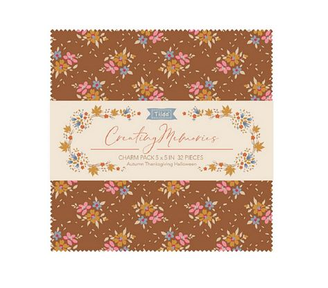 Tilda Creating Memories Autumn Charm Pack (5in x 5in square, 32pc)