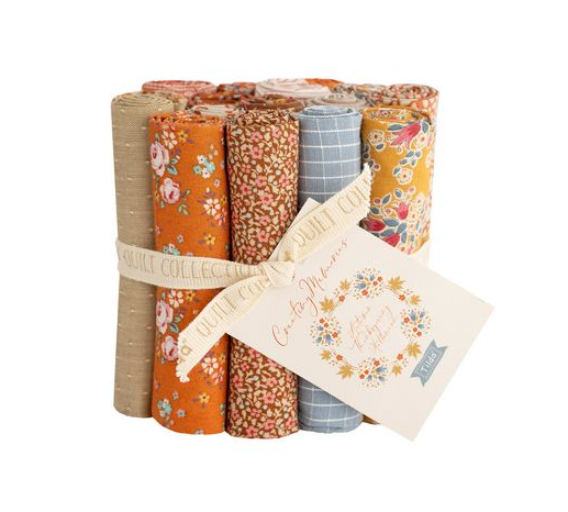 Tilda Creating Memories Autumn Fat Eighth (20in x 11in) in a 16 piece fabric bundle
